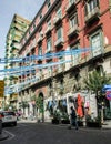 Via Duomo Napoli football bunting