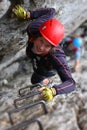 Via ferrata climbing