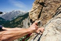 Via ferrata climbing