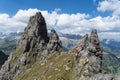 Via ferrata Trincee, Dolomites Alps, Italy - 03 August 2022