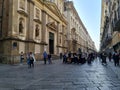 Via Garibaldi street in Turin Italy