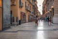 Via Giuseppe Mazzini street at golden hour time