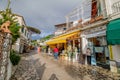 Via Giuseppe Orlandi in Anacapri on the island of Capri Royalty Free Stock Photo