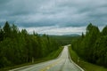 Via Karelia road in Finland Royalty Free Stock Photo