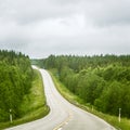 Via Karelia road in Finland Royalty Free Stock Photo