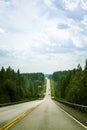 Via Karelia road in Finland Royalty Free Stock Photo