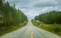 Via Karelia road in Finland Royalty Free Stock Photo