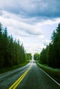 Via Karelia road in Finland Royalty Free Stock Photo