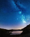 Via Lactea in Serra da Freita Royalty Free Stock Photo