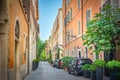 Via Margutta street Royalty Free Stock Photo