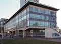 Via Melchiorre Gioia bridge building in Milan