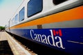 VIA Rail Canada train Royalty Free Stock Photo