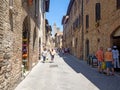 Via San Giovanni street, San Gimignano, Italy