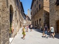 Via San Giovanni street, San Gimignano, Italy