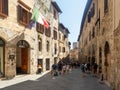 Via San Giovanni street, San Gimignano, Italy