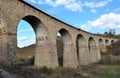 Viaduct is a 9-arch railway bridge in the village of Plebanivka near Terebovlya, Ukraine