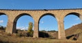 Viaduct is a 9-arch railway bridge in the village of Plebanivka near Terebovlya, Ukraine