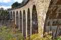 Viaduct is a 9-arch railway bridge in the village of Plebanivka near Terebovlya, Ukraine