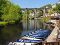 Viaduct bridge over river Nidd, Knaresborough, UK