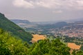 Viaduct Millau bridge France famous landmark green