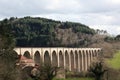 Viaduct of Mussy-sous-Dun in Burgundy Royalty Free Stock Photo