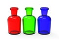 Vial. Bottle. Acid vials. Colored bottles for drugs.