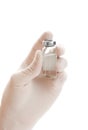 Vial in hand Royalty Free Stock Photo