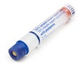 Vial of Insulin for a syringe pen Royalty Free Stock Photo