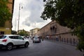 Viale Vaticano and the Wall Surrounding the Vatican City