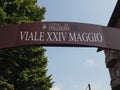 Viale XXIV Maggio avenue in Collegno