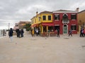 Vialle Marcello street, Burano, Italy