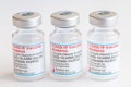 Vials of Moderna vaccine for coronavirus