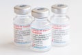 Vials of Moderna vaccine for COVID-19