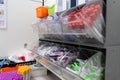 Vials and supplies ready for samples in a medical lab