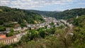 Vianden is a town in the canton of Vianden in northeastern Luxembourg Royalty Free Stock Photo