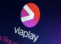 Viaplay company logo Royalty Free Stock Photo