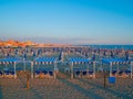 Viareggio Beach, Italy, Tuscany Royalty Free Stock Photo