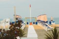 Viareggio Beach, Italy, Tuscany Royalty Free Stock Photo