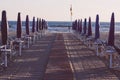 Viareggio Beach, Italy, Tuscany Royalty Free Stock Photo