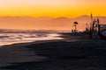 Viareggio Beach, Italy, Tuscany Royalty Free Stock Photo