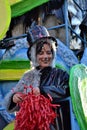 Viareggio carnival, carnevale, young girl