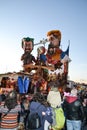 Viareggio the famous carnival parade