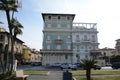 Viareggio is the famous resort on the coast of the Ligurian Sea. Province Lucca Tuscany region of Italy Royalty Free Stock Photo