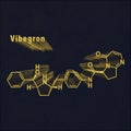Vibegron drug, Structural chemical formula