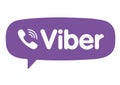 Viber Social Media Logo Royalty Free Stock Photo