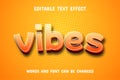Vibes text - gradient text effect Royalty Free Stock Photo