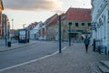 VIBORG, DENMARK - SEPTEMBER 18, 2016: Sunrise in Viborg