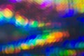 Vibrant abstract background with bokeh and motion