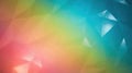Vibrant abstract background with a colorful rainbow gradient and geometric triangle patterns Royalty Free Stock Photo