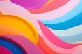 Vibrant abstract background with colorful waves